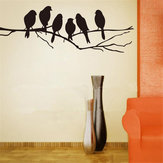 إزالة الطيور فرع شجرة ملصقات الحائط الرئيسية الفن الشارات diy ديكور غرفة المعيشة 
