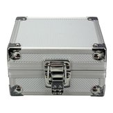 Mini Type Silver Aluminum Tattoo Machine Box Portable Carrying Case