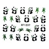 Panda Pattern Design Water Decals Transfers Nail Sticker