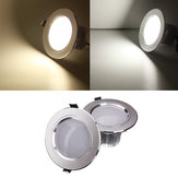 7W LED Down Light Lampka podtynkowa sufitowa Dimmable 110V + Sterownik