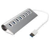 5Gbps Hi-Speed ​​Aluminum USB 3.0 7-poorts Splitter Hub Adapter