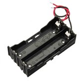 10pcs DIY DC 7.4V 2 Slot Double Series 18650 Battery Holder Battery Box With 2 Leads