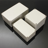 Caja electrónica blanca resistente al agua de plástico ABS con 6 tamaños. Caja de empalme.