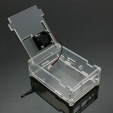 Acrylic Case with Cooling Fan for Raspberry Pi Model B+