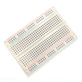 10個の8.5 x 5.5cm白色の400個のホールのソルダレスブレッドボード（Arduino用）