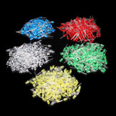 500Pcs 5MM LED Diode Kit Mixed Color Red Green Yellow Blue White