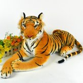 Muñeco de Peluche de Animal Tigre Artificial de 30cm de Tela para Niños, Juguetes de Peluche de Simulación