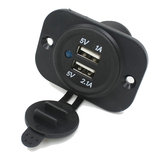 Dualer 12V-USB-Adapter für Motorrad und Auto mit Stator