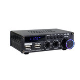 Amplificador de Potência Integrado de 2 Canais Bluetooth Digital Estéreo Mini AirAux AS-22 Classe D Hi-Fi 45W MAX RMS 300W