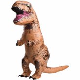 Adult T-Rex Inflatable Jumpsuit Dinosaur Blow Up Halloween Costume Outfit Decoration Toys
