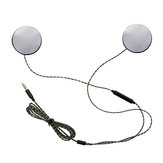 ABS Moto Casco Auricular Unidad de auriculares Llamada para reproductor de MP3 Música con micrófono