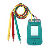 3 Phase Tester Digital Phase Indicator Detector LED Phase Sequences Meter Voltage Tester 40V~600V AC