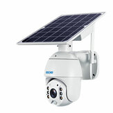 ESCAM QF280 1080P Cloud-Speicher PT WIFI PIR Alarm-IP-Kamera mit Solarpanel Vollfarb-Nachtsicht in beide Richtungen IP66 Wasserdichte Audiokamera