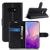 PU-Leder-Wallet-Kickstand Flip-Schutzhülle für Samsung Galaxy S10e 5,8 Zoll