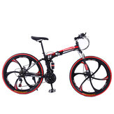 KAIMARTE 26 hüvelykes BMX Bike Sefzone XD300 MD300 26 hüvelykes, 21 sebességes, összecsukható hordozható hegyi kerékpár alumínium ötvözet kettős tárcsafékes MTB kerékpár országúti városi kerékpározáshoz