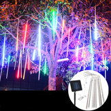 Wasserdichtes Solar betriebenes 50 cm langes 8 Röhren LED Meteorschauer Regen Gartenbaum HoliDay Licht