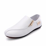 Chaussures des Hommes  Plates Glissantes Extérieures Confortables Respirantes en Bout Pointu Loafers