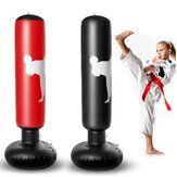 Palo da boxe gonfiabile alto 160 cm con obiettivo di colpire, realizzato in PVC con fondo spesso, attrezzatura da boxe verticale, strumento di sollievo fitness.