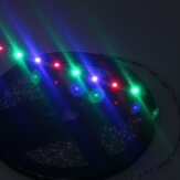 Banda de luces LED de vuelo nocturno 1S 3V-5V Luz ancha de 4 mm de ancho y 1 m de largo Luces azules / Luces de colores opcionales para aviones RC