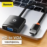 Convertisseur d'adaptateur Baseus compatible HDMI vers VGA pour commutateur de projecteur d'ordinateur portable PS4 TV Mi Box