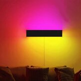 Moderne minimalistische RGB-LED-symfonie wandlamp slaapkamer woonkamer nachtlampje met afstandsbediening
