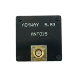 AOMWAY ANT015 5.8GHz 8dBi RHCP Morsetto Circolare Polarizzato Patch SMA Maschio RX FPV Pianta Antenna