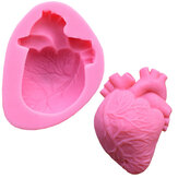 Stampo per dolci in silicone per alimenti di grado alimentare, stampo per cioccolato, biscotti e ghiaccio a forma di cuore