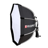 Triopo 55cm 65cm 90cm Tragbarer Octagon Regenschirm Softbox Outdoor Softbox für Canon Godox Blitzlicht