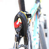 XANES TLL02テールライトタイプ折りたたみ式自転車ロックMTB用ゴム面盗難防止用ジョイントロック