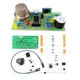 Circuit d'alarme de détection de gaz MQ-5 avec son et lumière : électronique, formation, production de pièces de kit de capteur DIY