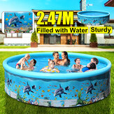 125/155/186/247cm Çekilebilir şişme Yüzme Havuzu Büyük Aile Yaz dış mekan Oyun Parti Malzemeleri Çocuklar ve Yetişkinler