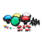 60MM 6CM Roter Blauer Gelber Grüner Weißer Druck-LED-Knopf für Arcade-Spielekonsole Controller DIY