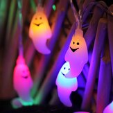 10/20LED Λευκά πολύχρωμα φωτάκια Halloween Φωτισμός φαντασμάτων σε εξωτερικούς και εσωτερικούς χώρους Στολισμός Bar Home