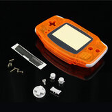 Transparente Orange Shell Housing Caso Cubierta Para Nintendo Game Boy Advance GBA