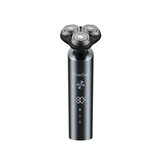 Rasoir électrique SE MONTRER F305-GY avec affichage numérique visuel à LED Tondeuse à barbe sèche et humide Machine à raser portable étanche IPX7
