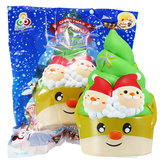 Sanqi Elan Squishy Christmas Ice Cream Медленная растущая игрушка с оригинальным пакетом 