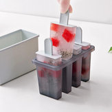 4穴ポップシクル凍結型PP素材ケーキ焼き型DIYアイスクリーム型デコレーション