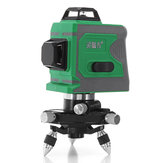 12 Line 635nm 3D Green Light Laser Livello Autolivellante Croce di misura rotante a 360 °