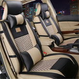 10 sztuk samochodów PU skórzane przednie tylne poduszki samochodowe siedzenia obejmuje Universal 5 samochodów Seat