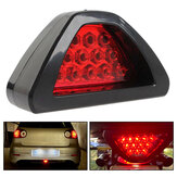12 luzes de freio triangulares LED Luzes traseiras de LED Luzes de freio piscando Luzes de advertência vermelhas