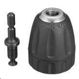 Conversor de mandril sem chave Broca de 0,8-10 mm 3/8 de polegada 24UNF com adaptador SDS de haste hexagonal de 1/4 de polegada