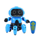 Robot RC à 6 pattes MoFun-963 amélioré avec évitement d'obstacles infrarouge, contrôle par gestes et programmable avec émetteur