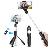 ELEGIANT Ausziehbarer 2-in-1 Bluetooth-Fernauslöser Selfie-Stick Mini-Stativ mit verstellbarer Handyhalterung