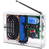 Moduł odbiornika radio FM DIY zestaw elektroniczny 76-108 MHz DIY zestaw głośników radiowych Częstotliwość modyfikacja wyświetlacz LCD Ćwiczenia lutowania