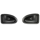 Czarna plastikowa wewnętrzna klamka do drzwi prawych do samochodu marki Renault dla modeli Clio Megane Scenic