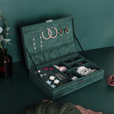 Velvet Jewelry Box Storage Ring Necklaces Display Case Holder Organiser Jewelry Watch Box