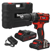 Mensela ED-LX1 21V 3 In 1 Cordless Drill Power Drill Driver Hammer Combo Kit Double Speed with LED 2Pcs 2.0Ah Battery