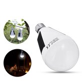 Lampadina LED bianca portatile da 12W alimentata a energia solare per esterni E27, per giardino e campeggio, AC85-265V