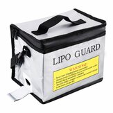 Lipo akkumulátor biztonsági táska 215x145x165mm Hordozható robbanásbiztos tűzálló tároló táska RC drón akkumulátorokhoz
