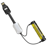 Nitecore LC10 Cargador de batería portátil magnético USB y banco de energía y linterna de respaldo EDC